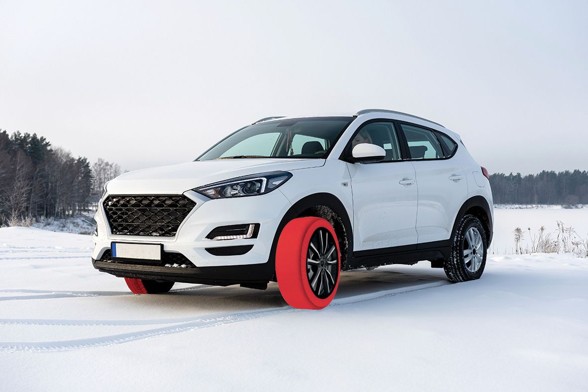 Schneesocken fürs Auto