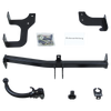 AUTO-HAK Vetokoukku Irrotettava Kuulaosa asetetaan takaa (horisontaali)