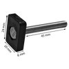 Adapteri T-uralle 20x24 G3-kattobokseihin
