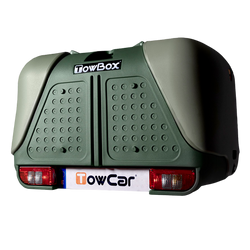 Kuljetusboksi vetokoukkuun TowBox V2 vihreä