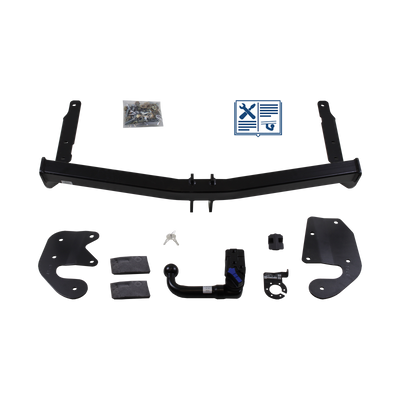 AUTO-HAK Vetokoukku Irrotettava Kuulaosa asetetaan alhaalta (vertikaali)