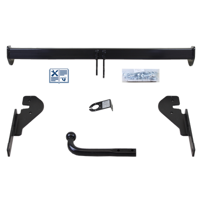 Hak-Pol vetokoukku Kiinteä sis. TowTec Sähkösarjan 7-napainen mallikohtainen