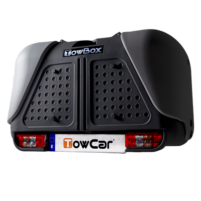 Kuljetusboksi vetokoukkuun TowBox V2 harmaa