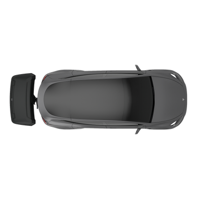 kuljetusboksi Thule Arcos Platform + Thule Arcos Box L